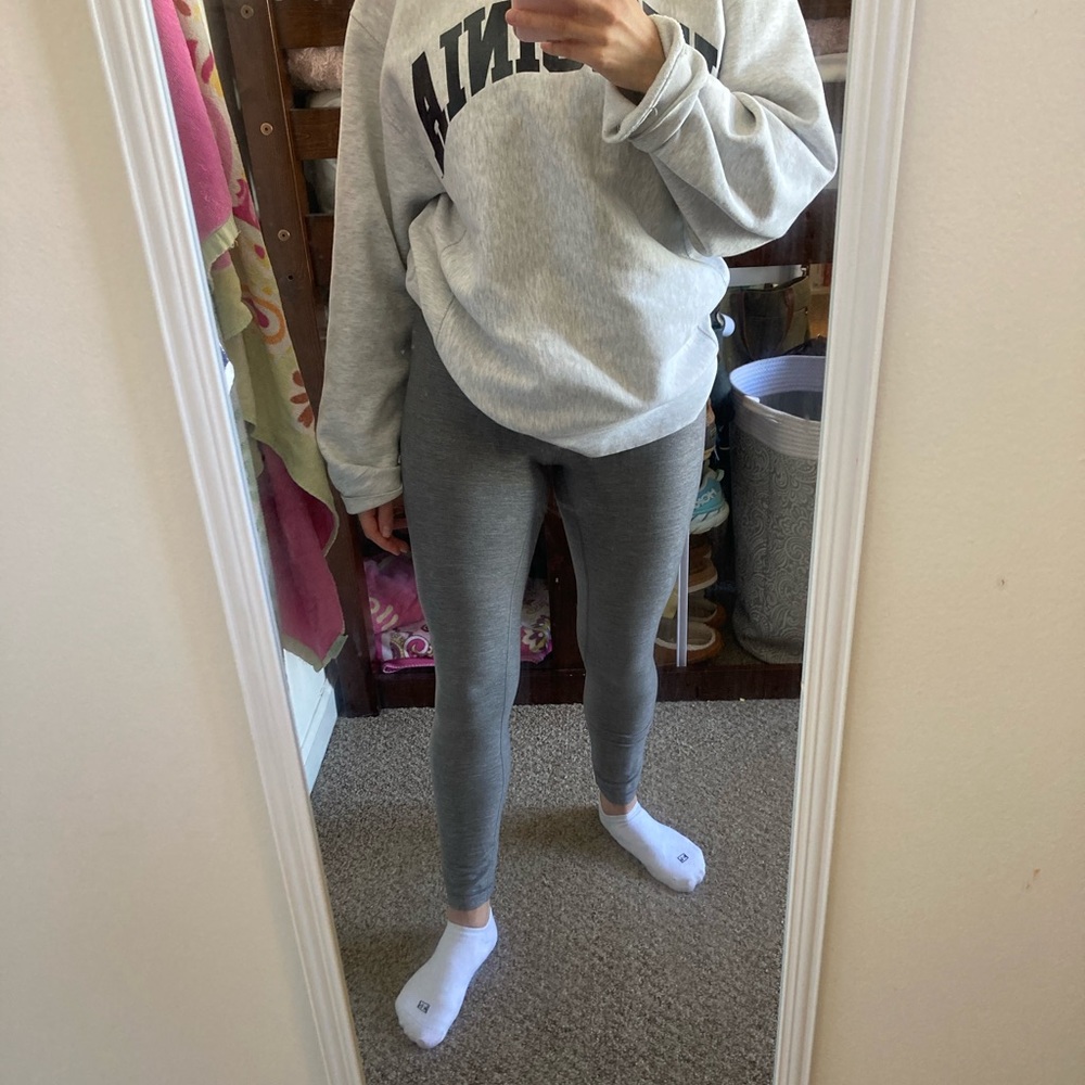 Lululemon gray wunder under leggings